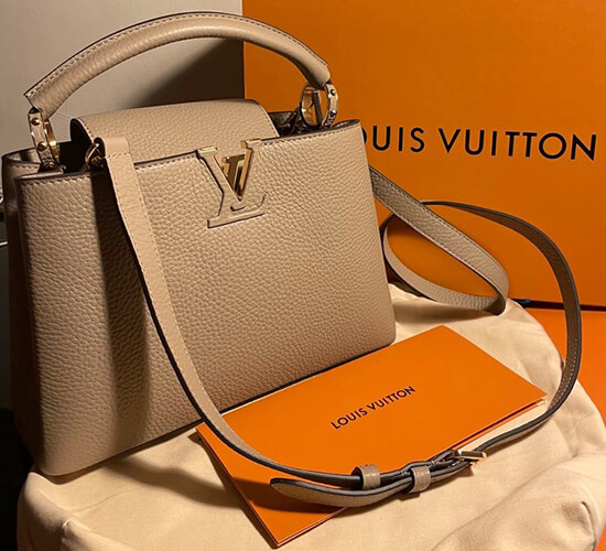 Louis Vuitton Capucines dupe bag Brown
