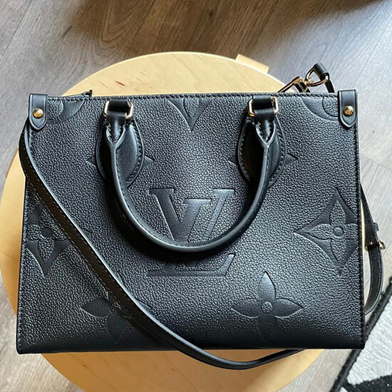 Louis Vuitton Capucines dupe bag black