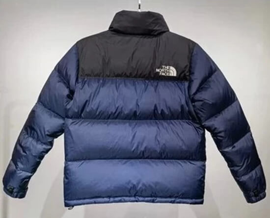 North Face puffer jacket Black blue