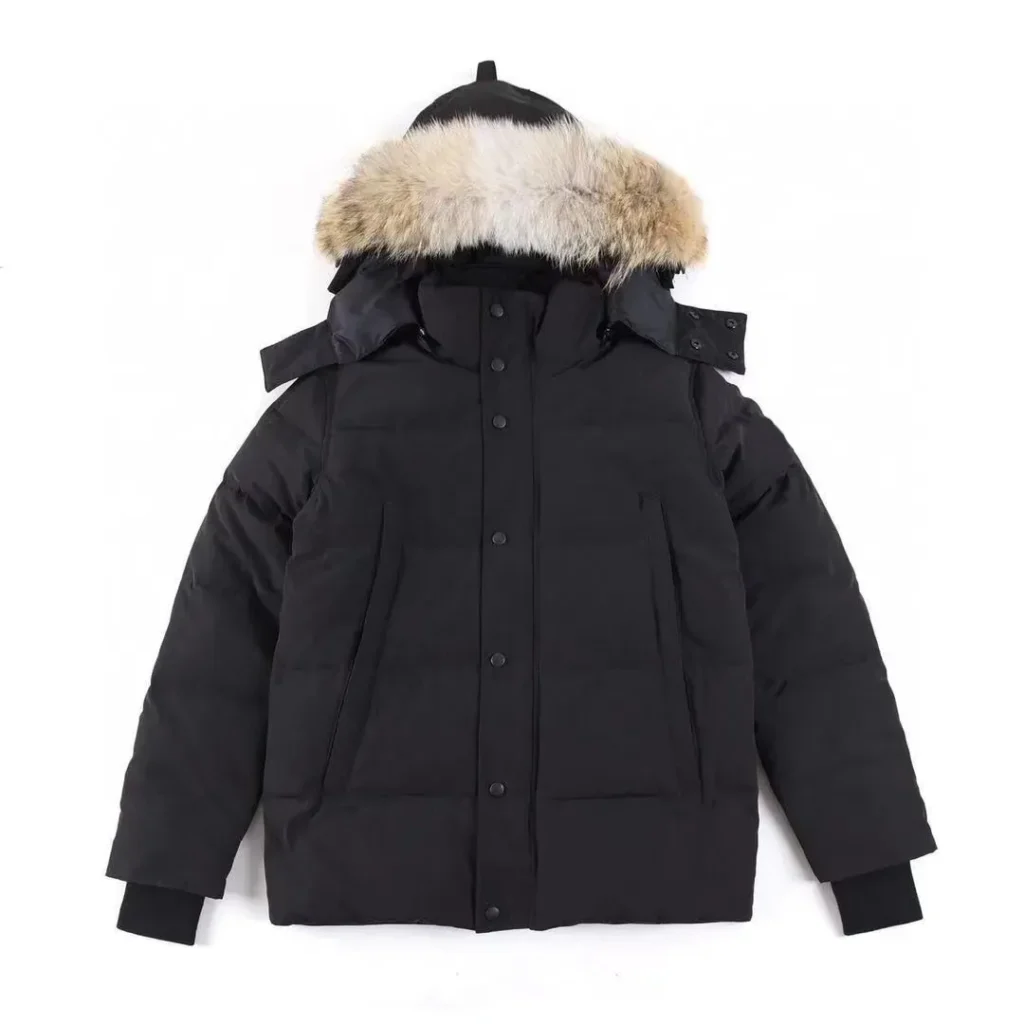 Grey Parka Winter Puffer Jacket