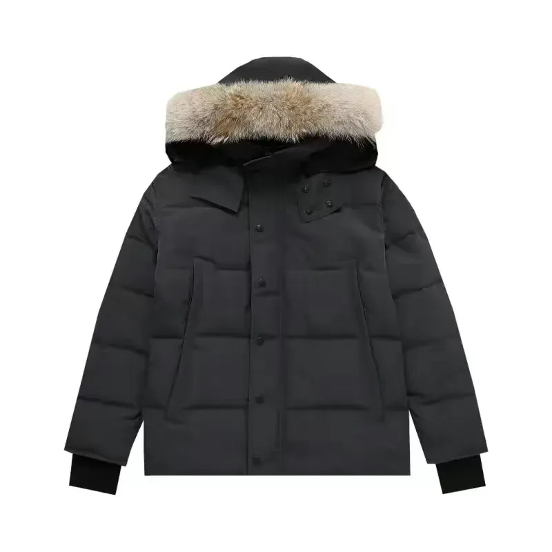 Black Parka Winter Puffer Jacket