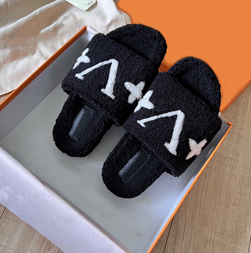 black lv lux slides